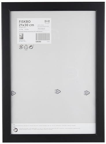 Ikea Fiskbo - Cornice per fotografie (21 cm x 30 cm, nera)