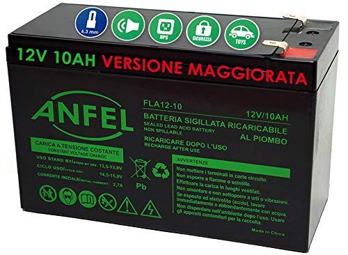 Batteria ermetica al piombo 12V 10Ah ricaricabile