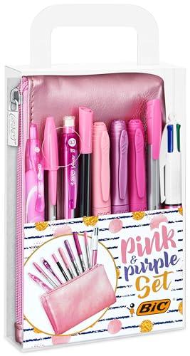 BIC Pink & Purple Set: Il Kit di Scrittura Essenziale per un Tocco di Colore