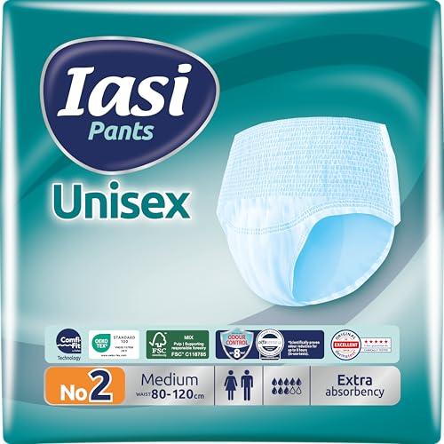 IASI Pants UNISEX Taglia M - 14 Mutande Assorbenti Monouso Extra Assorbenza