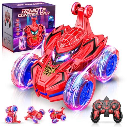 Braxel Macchina Telecomandata Rolling Spider per Bambini con Luci LED
