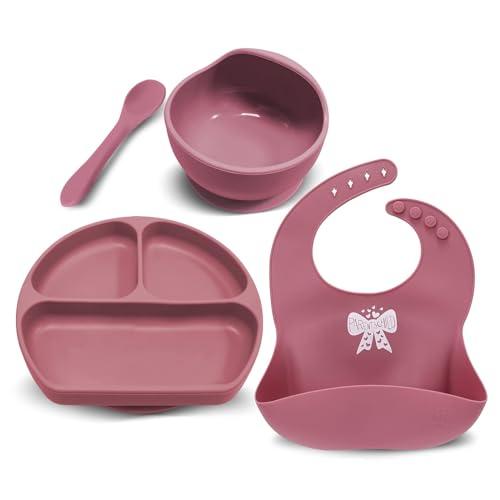 Miracle Baby Set Pappa Svezzamento in Silicone Rosso