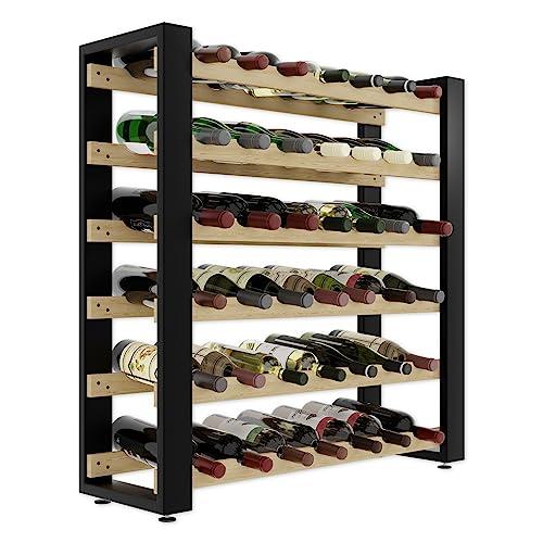 Lenmar Serie RW Portabottiglie in Legno per 42 Bottiglie