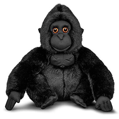 Animigos Peluche Gorilla, Design Realistico, Morbido, Circa 26 cm, 37562