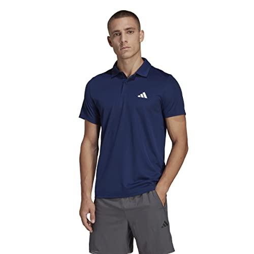 Adidas Train Essentials Training Polo Shirt Uomo - Blu Scuro/Bianco