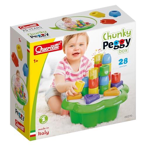 Quercetti Chunky Peggy Box - Mosaico di Chiodoni per Bambini