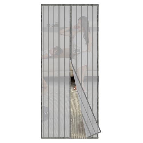 Sekey Zanzariera Magnetica per Porta 110x220cm Grigia - Protezione Insetti Efficace e Silenziosa