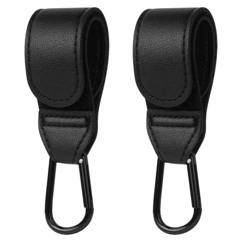 URAQT Ganci Passeggino Universali in Pelle (2 Pezzi)