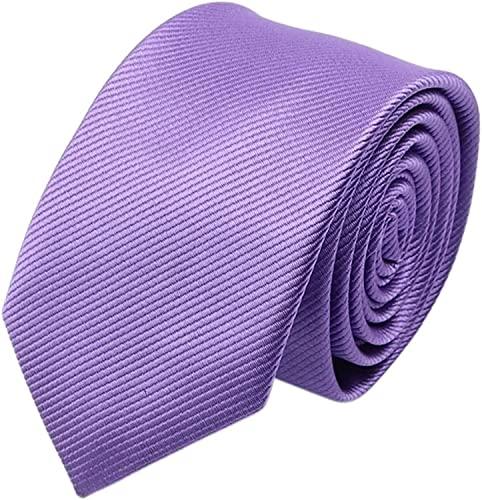 Cravatta da uomo EFARMA, Smoking Sposo Tinta Unita 6cm