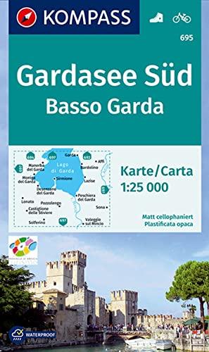 Basso Garda: Mappa dettagliata di Bardolino, Lazise, Desenzano, Peschiera, Sirmione e Valeggio sul Mincio