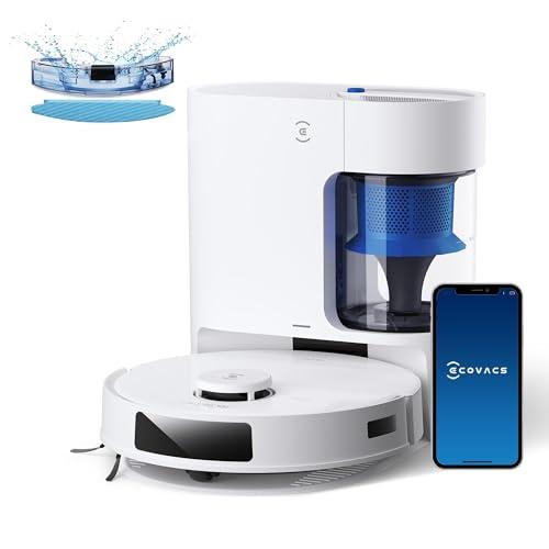 ECOVACS DEEBOT N20 Plus Robot Aspirapolvere con Stazione di Svuotamento Automatico