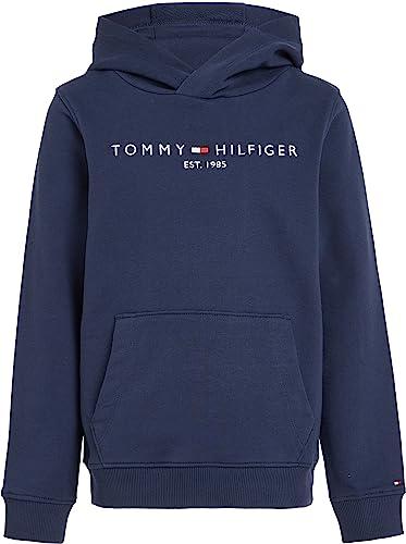 Tommy Hilfiger Felpa Bambini Unisex Essential Hoodie Blu