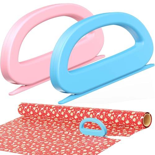 Taglierina per carta da regalo scorrevole con 4 lame, set da 2