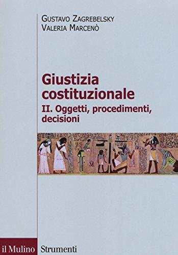 Giustizia Costituzionale - Zagrebelsky e Marcenò