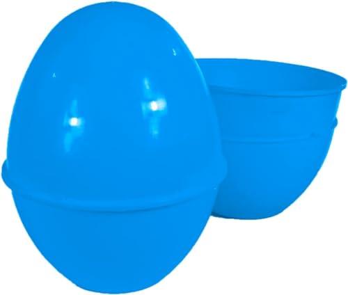 Uovo di Pasqua in Plastica Azzurro da Riempire