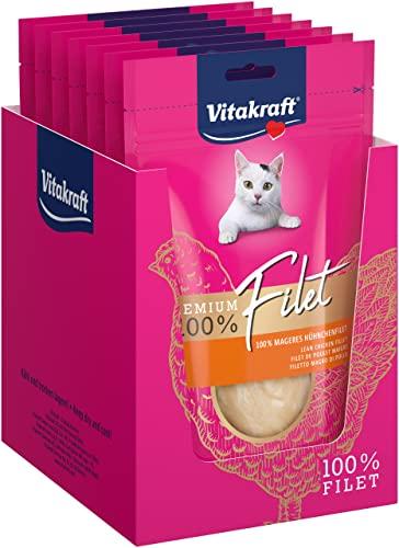 Vitakraft Gatto Snack Premium Filetto di Pollo, 70g