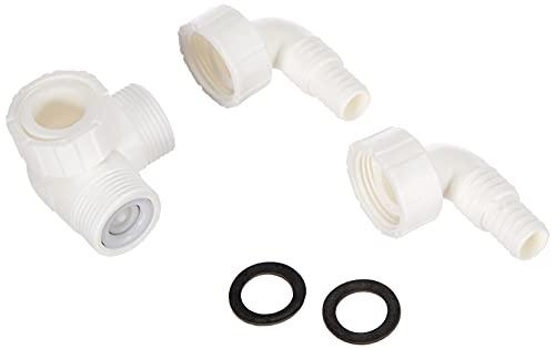 Doppio Raccordo di Scarico per Lavatrice e Lavastoviglie Acquastilla con Attacco da 1