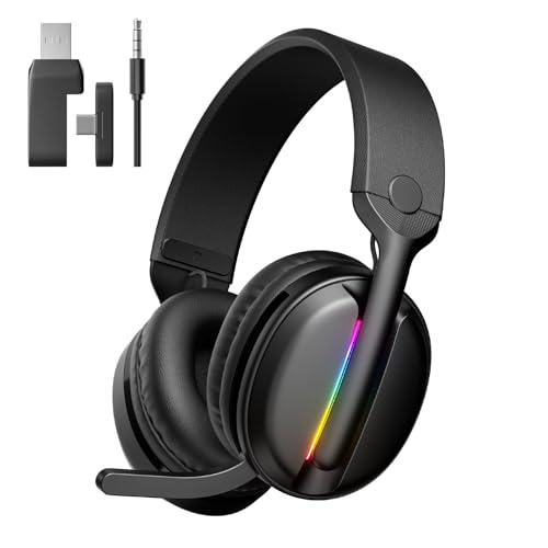 MANKIW Cuffie Gaming Wireless Multimediali