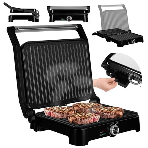 Zeegma Grill Chef Easy - Grill Elettrico 2 in 1 e Tostapane Panini