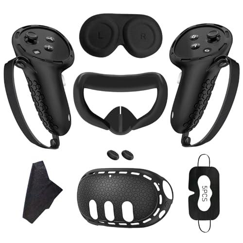 Set Completo di Accessori Protettivi in Silicone per Meta Quest 3