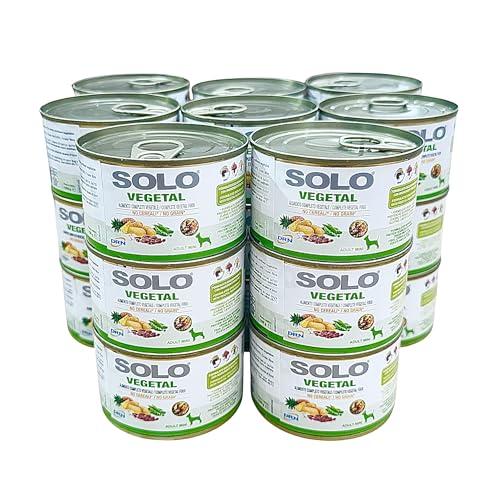 DRN Solo Vegetal Wet Adult Mini - Alimento Vegetariano per Cani Adulti di Piccola Taglia