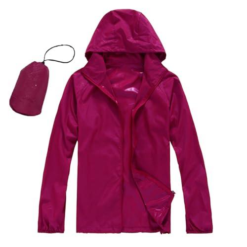 Trench Antipioggia Impermeabile da Donna con Cappuccio - Leggero e alla Moda