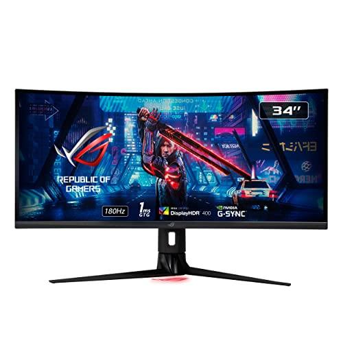 ASUS ROG Strix XG349C Monitor Gaming Curvo 34” UWQHD 180Hz G-SYNC