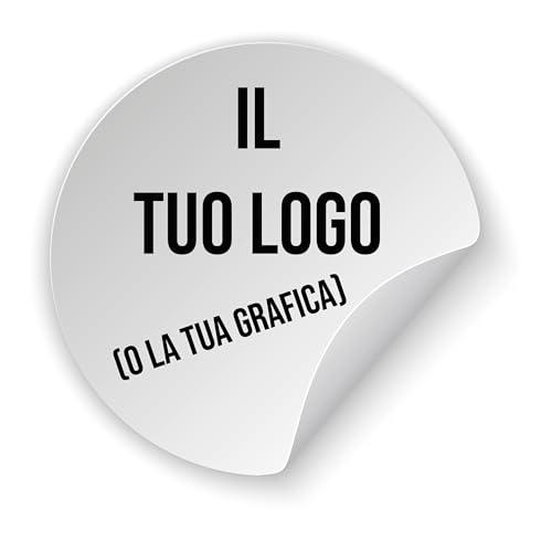 100 Adesivi Personalizzabili Multiuso Circolari