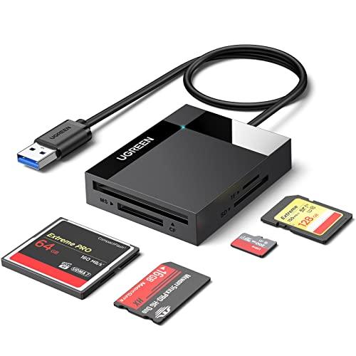 UGREEN Lettore di Schede USB 3.0 4 in 1: SD, TF, CF, MS
