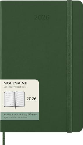 Moleskine Agenda Settimanale 2026 Verde Large