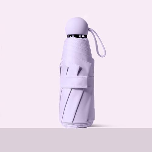 Ombrello Pieghevole da Viaggio - Design a Capsula, Resistente al Vento