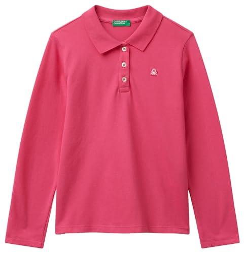 United Colors of Benetton Maglia Polo M/L Bambina Viola