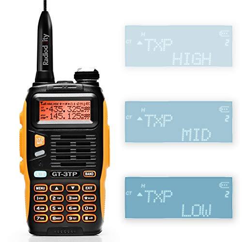 Baofeng GT-3TP Mark III Walkie Talkie VHF/UHF 144-146/430-440MHz Ricetrasmittente Walkie Talkie professionale