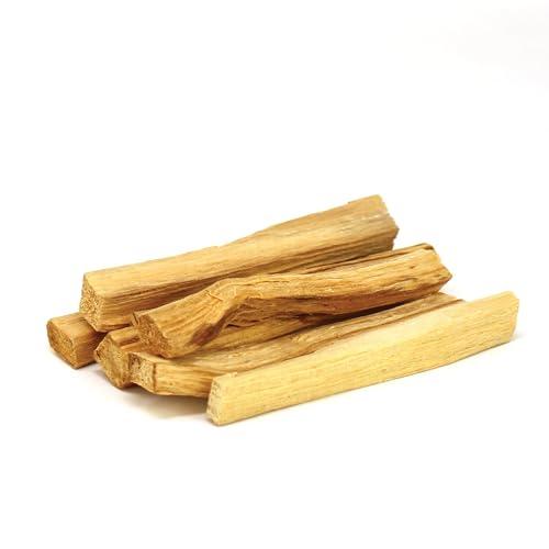 NIRDOSH - Incenso Naturale Palo Santo Legnetti PALITO dall'Ecuador - 7 Bastoncini 10cm - per Meditazione e Yoga - Legno di Palo Santo Originale Bursera Graveolens