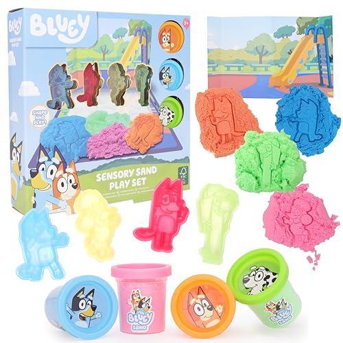 Toyland® Bluey Sensory Sand Activity Set - 10 Pezzi