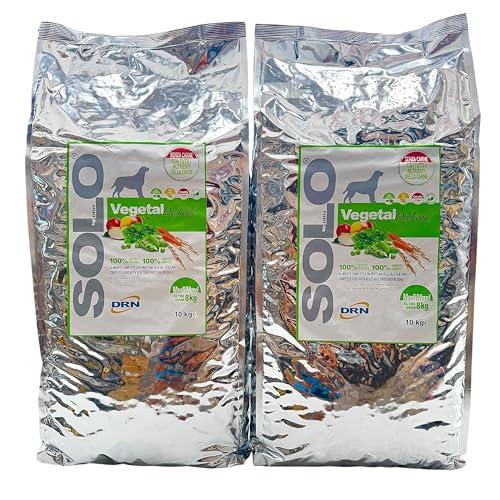 DRN Solo Vegetal Dry Food - Alimento Vegano per Cani Adulti (2 x 10 kg)