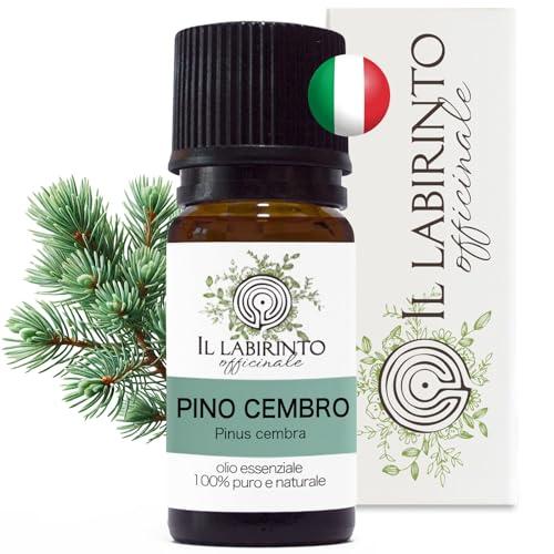 Olio Essenziale Pino Cembro Cirmolo puro Italiano Il Labirinto Officinale - 10ml