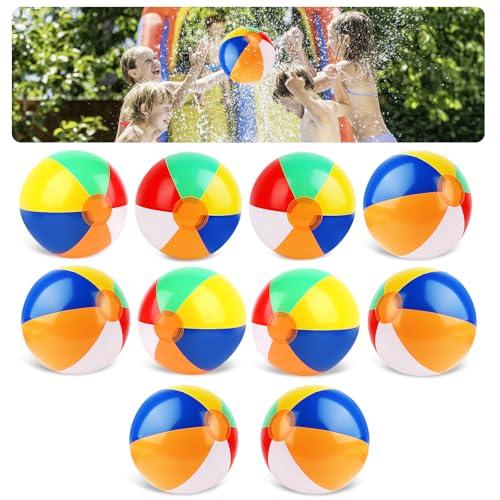 LWMTT 10 Pezzi Palloni da Spiaggia Gonfiabili per Bambini