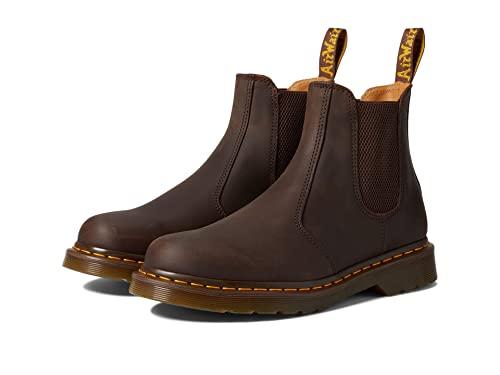 Dr. Martens 1460 Crazy Horse - Anfibi Unisex-Adulto Marrone Scuro