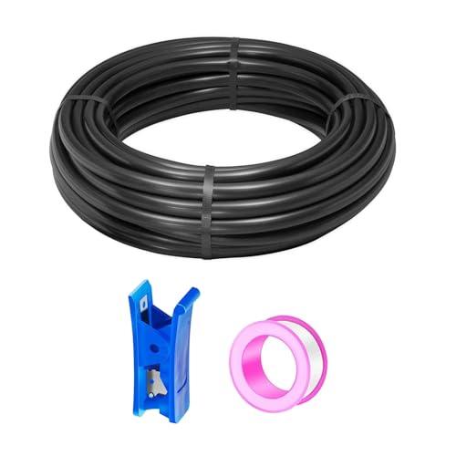 Tubo Aria Compressa HAXIHA 10 Metri - Nero, 12mm Diametro Esterno, 8mm Interno