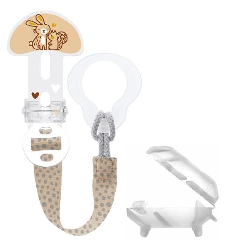 MAM Clip it! & Cover Clip per Ciuccio Blu Scuro