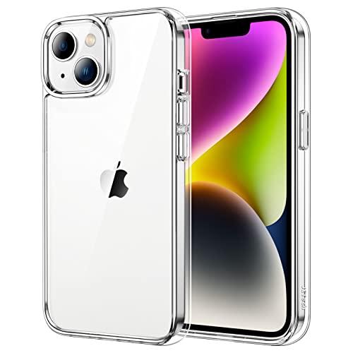 JETech Cover Trasparente Anti-Ingiallimento per iPhone 14 6.1 Pollici