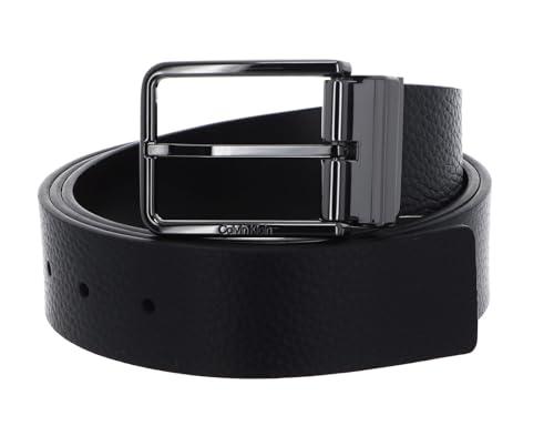 Calvin Klein Cintura Uomo in Pelle Reversibile Nero/Marrone