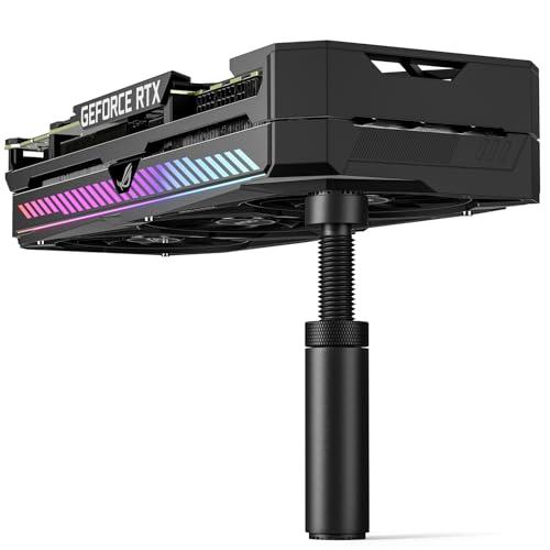 upHere gaming GPU Supporto Bracket, Supporto Scheda Grafica Altezza Regolabile con Magnete e Foglio Antiscivolo, Supporto per GPU Sag per Scheda Video Universale, 49-80mm(M), GB49K