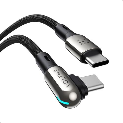 VOLTME Cavo USB-C a USB-C a L 60W - Ricarica e Comfort Ottimizzati