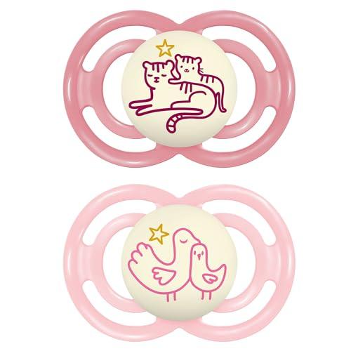 MAM Perfect Night Succhietto 16+ Mesi - Doppia Confezione Rosa