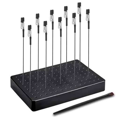 Set Completo per Modellismo con Base, Pinze a Coccodrillo e Spazzola