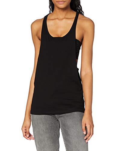 Urban Classics Ladies Loose Tanktop, Canotta Donna Nera