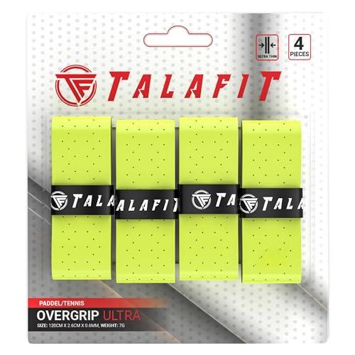 TALAFIT OverGrips Padel Ultra - Grip Padel Giallo x4