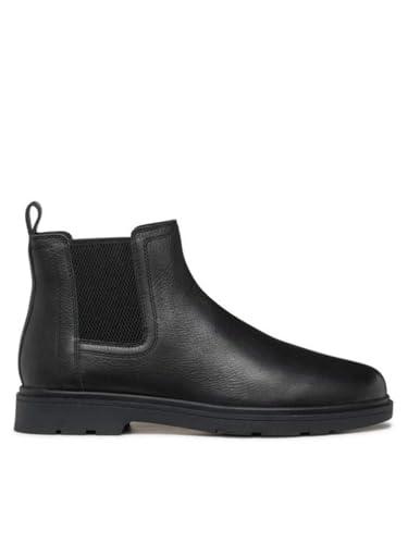 Geox U Spherica Ec1 C Stivali alla Caviglia da Uomo, Nero